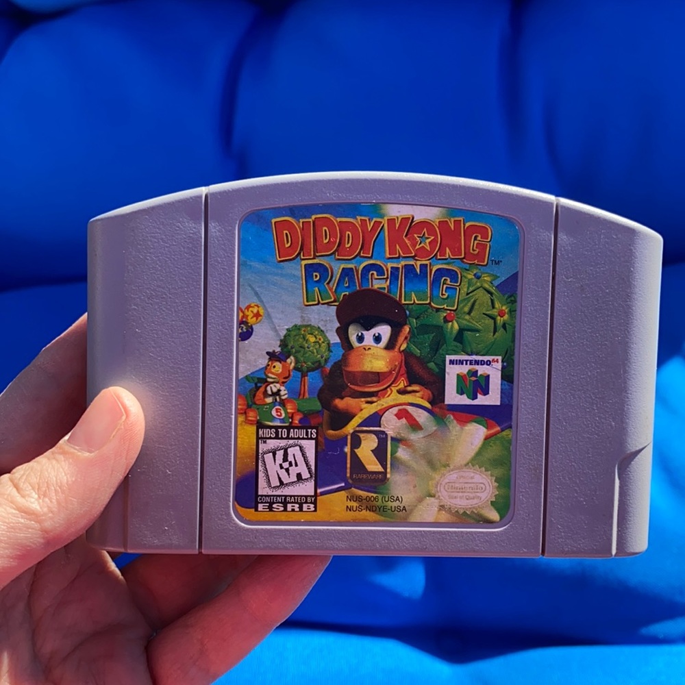 Nintendo 64 Diddy Kong Racing Rare Vintage Rated K A For Kids And Adults